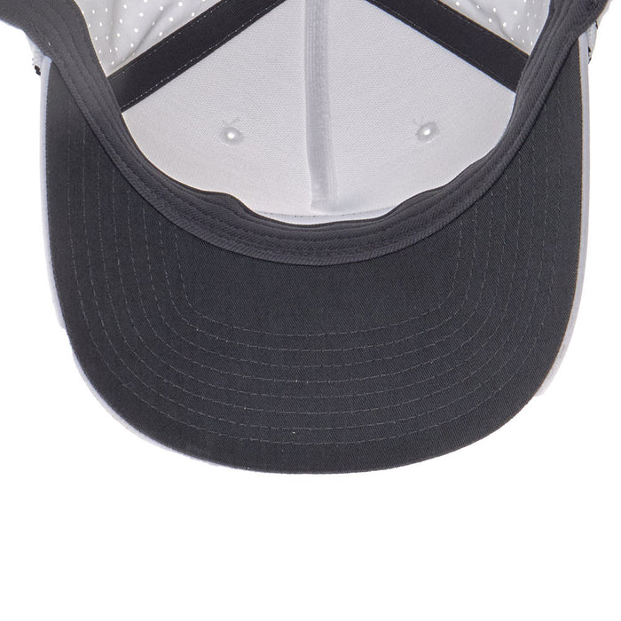 NRS Ohio White & Black Rubber Patch Cap