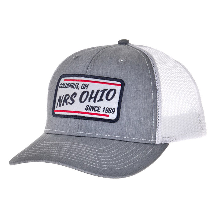 NRS Ohio Grey & White Embroidered Logo Cap