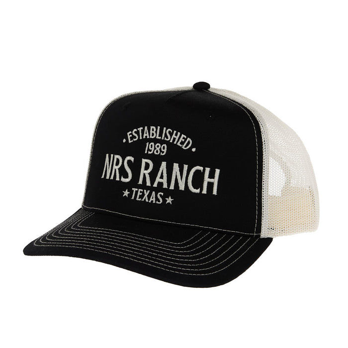 NRS Ranch Texas Black & Birch Embroidered Logo Cap