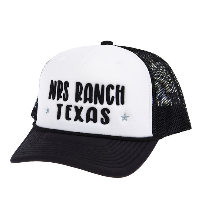 NRS NRS Ranch Texas Black & White Foam Cap