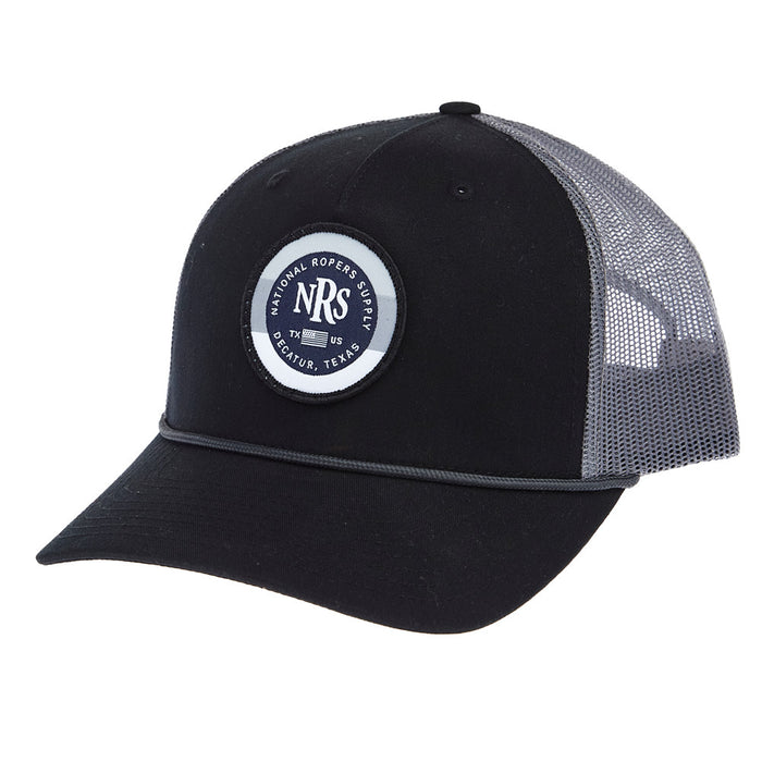 NRS Decatur, Texas Black & Charcoal Round Logo Cap