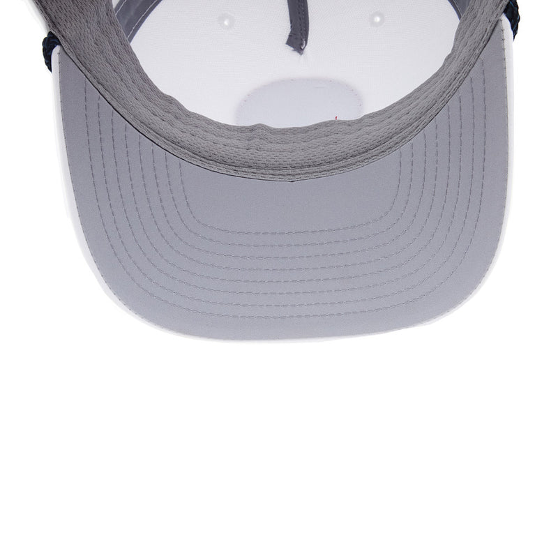 NRS Decatur, Texas White with Navy Rope Round Logo Cap