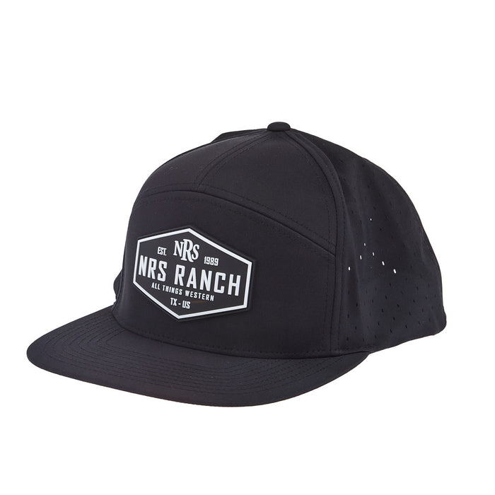 NRS Men's Cannon Solid Black Logo Cap