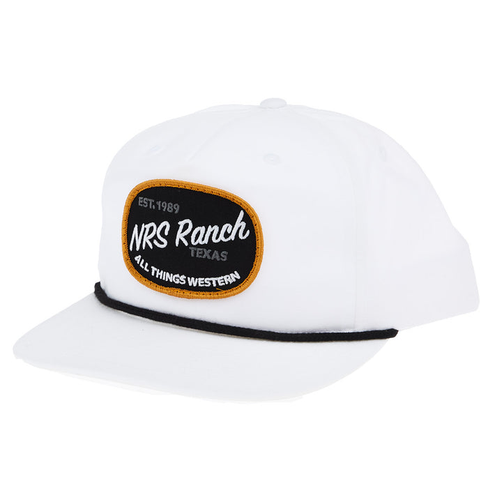NRS Men's Umpqua White & Black Rope Logo Cap