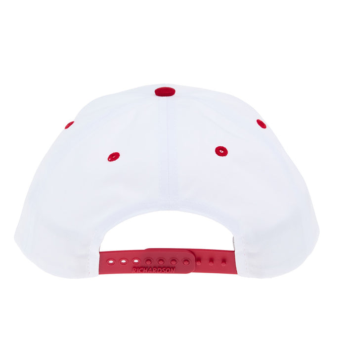 NRS White & Red Embroidered Cowboy Cap
