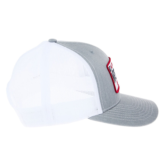 NRS Grey & White License Plate Logo Cap