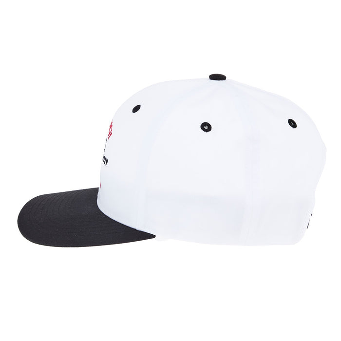 NRS White & Black Embroidered Cowboy Cap