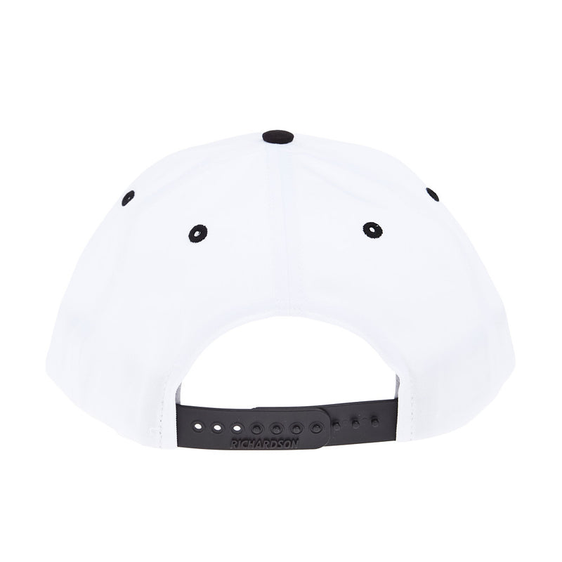 NRS White & Black Embroidered Cowboy Cap