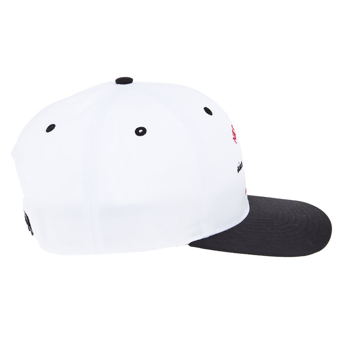 NRS White & Black Embroidered Cowboy Cap