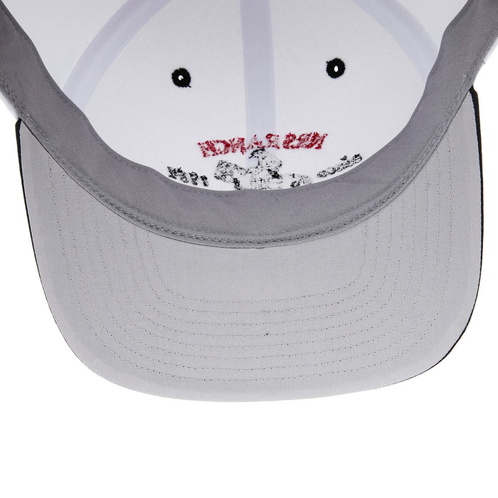 NRS White & Black Embroidered Cowboy Cap