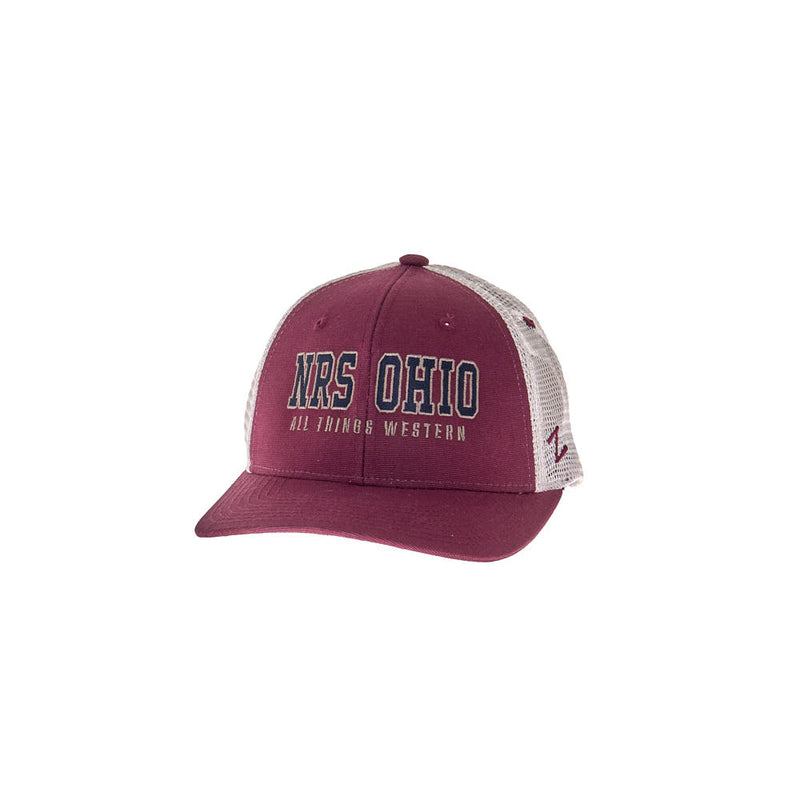 NRS Ohio All Things Western Burgundy Cap