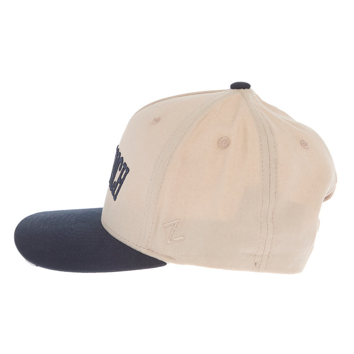 NRS Curved Embroidered Logo Stone & Navy Cap
