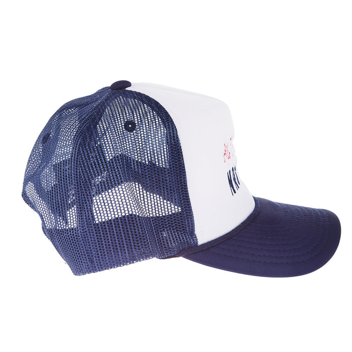 NRS All Things Western Embroidered Navy & White Cap
