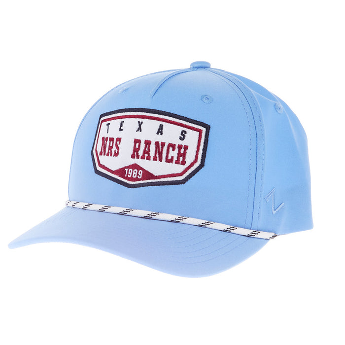 NRS Texas Light Blue & White Rope Cap