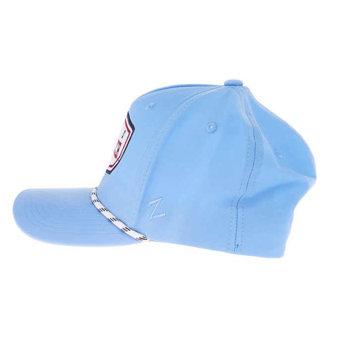 NRS Texas Light Blue & White Rope Cap
