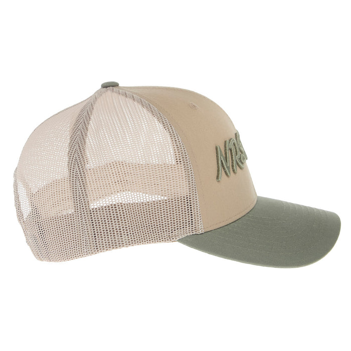 NRS 3D Embroidery Khaki & Loden Cap