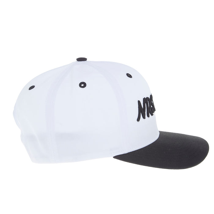 NRS 3D Embroidered White & Black Cap