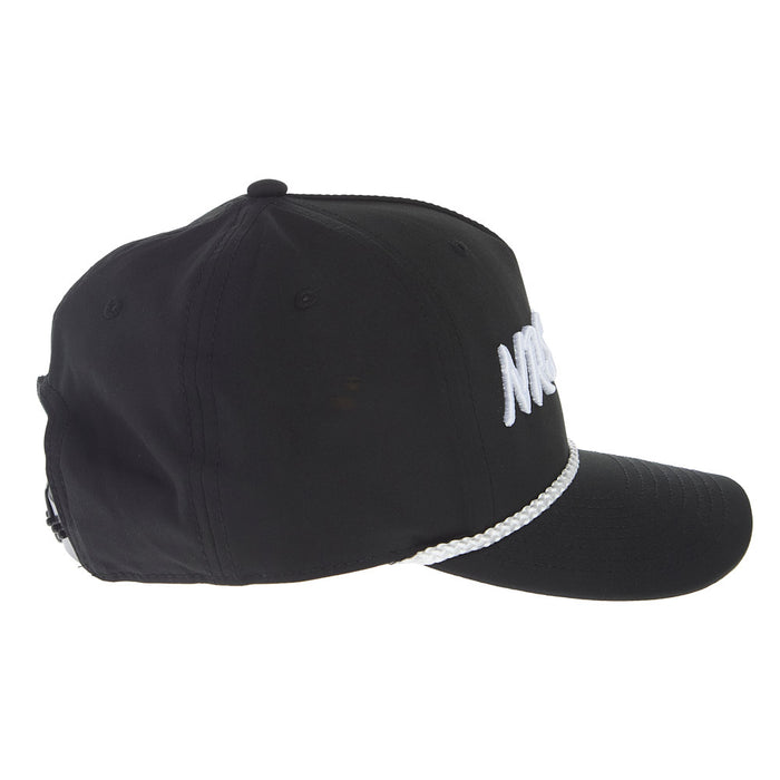 NRS 3D Embroidered Black & White Rope Cap