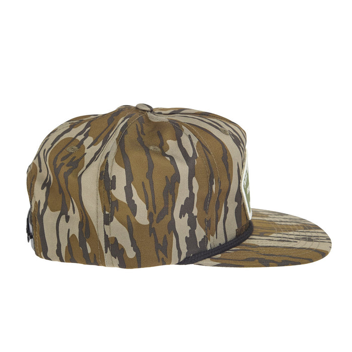 NRS Mossy Oak Camo with Black Rope Cap