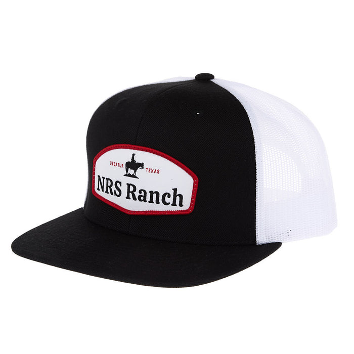 NRS Ranch Cowboy Logo Black & White Cap