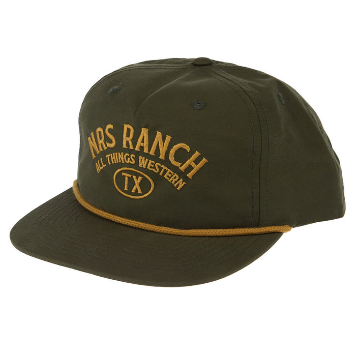 NRS Ranch TX Chocolate Loden & Gold Cap