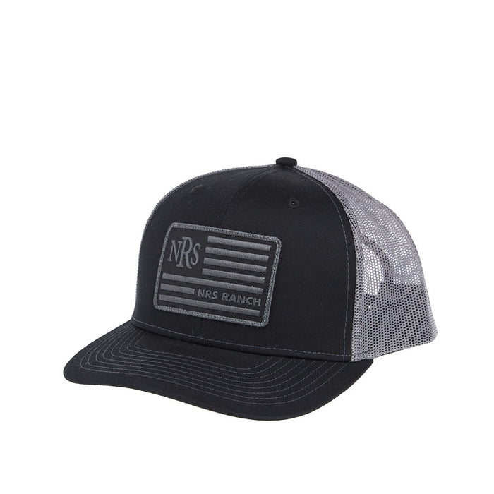 NRS Black & Charcoal Flag Logo Cap