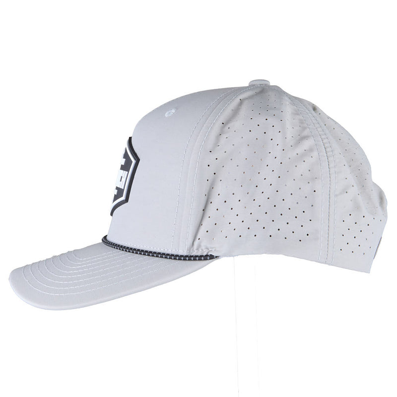 NRS Ranch Silver & Black Rubber Patch Cap