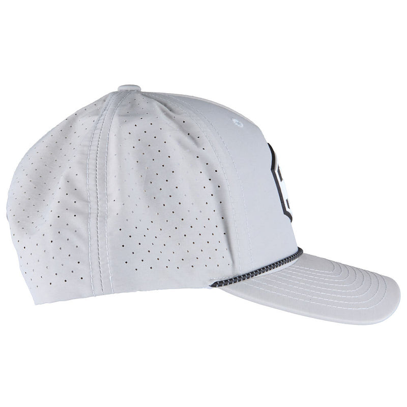 NRS Ranch Silver & Black Rubber Patch Cap