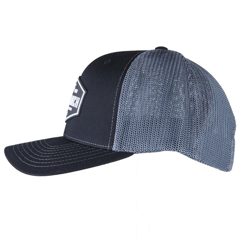 NRS Ranch Black & Graphite Rubber Patch Cap