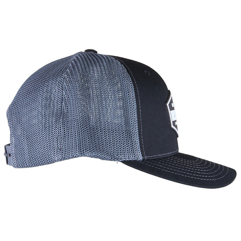 NRS Ranch Black & Graphite Rubber Patch Cap
