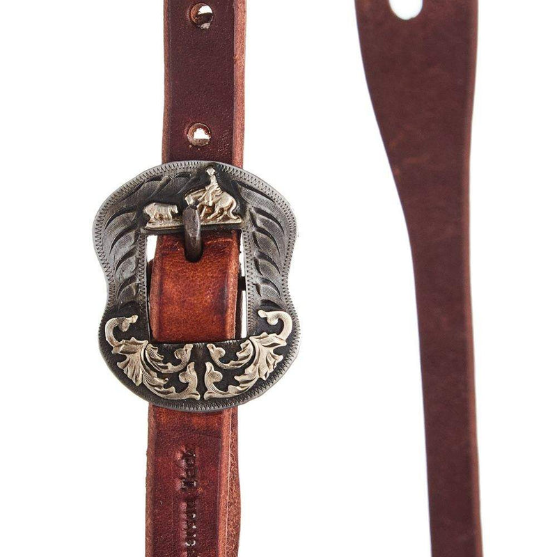 Cowperson Tack 5/8`` Cutting Cart Buckle Slot Ear Headstall