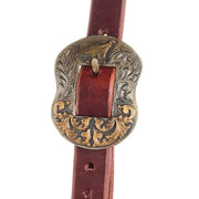 Cowperson Tack 3/4`` Turkey JB Buckle Slit Ear Headstall