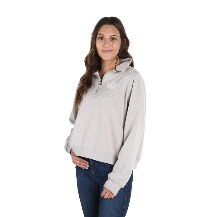 NRS Texas Dusty Grey Laguna 1/4 Zip Pullover