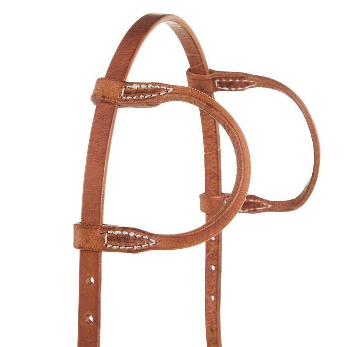 NRS TACK Natural Double Ear Quick Change Headstall