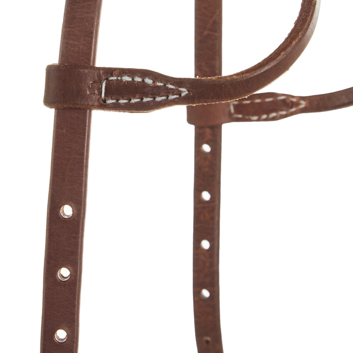 NRS TACK Oiled Double Ear Quick Change Headstall