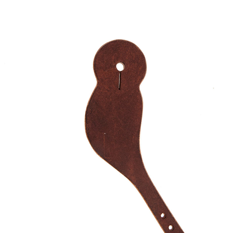 NRS TACK Chocolate Roughout Herman Oak Men's Spur Straps