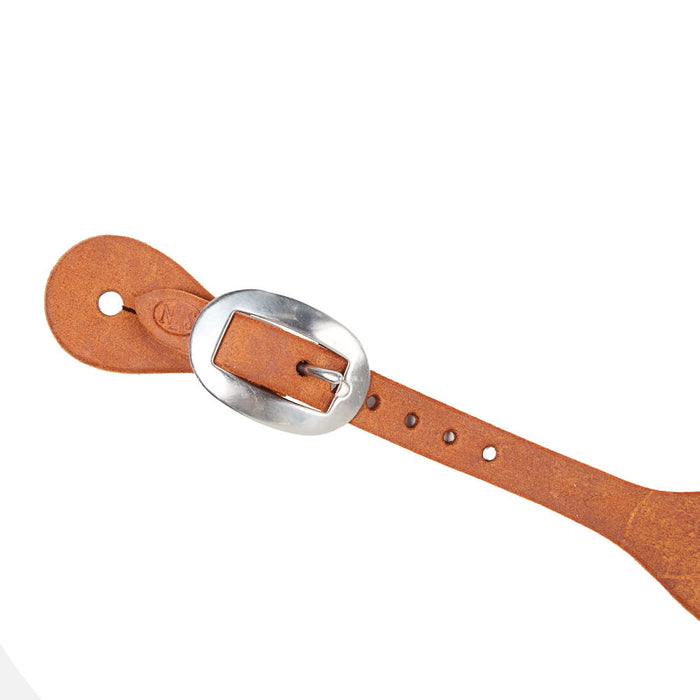 NRS TACK Roughout Golden Skirting Dove Wing Spur Straps