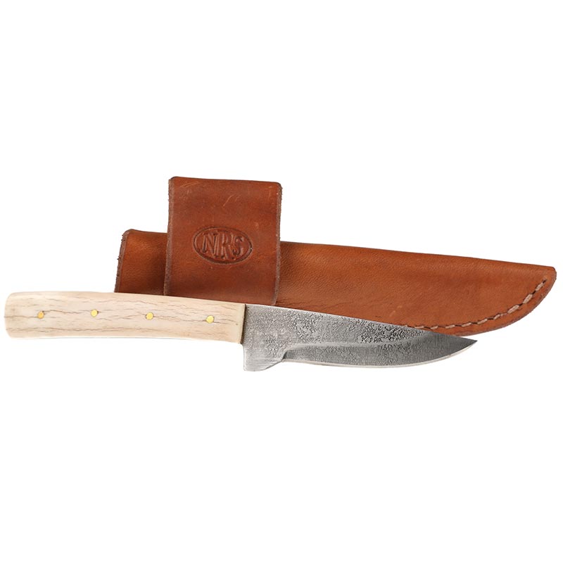 Nrs Ranch Knives Cowtown Knife Eldorado w/ Plain Horizontal Sheath