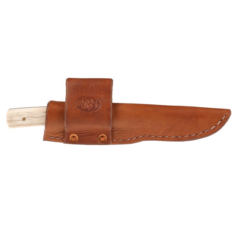 Nrs Ranch Knives Cowtown Knife Eldorado w/ Plain Horizontal Sheath