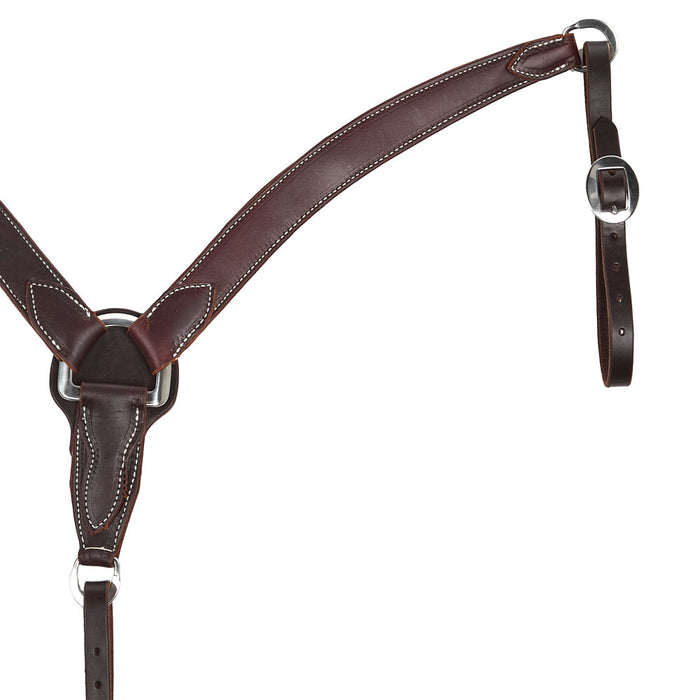 NRS TACK Oiled Latigo 1 1/2in Tapered Breast Collar