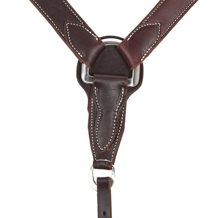 NRS TACK Oiled Latigo 1 1/2in Tapered Breast Collar
