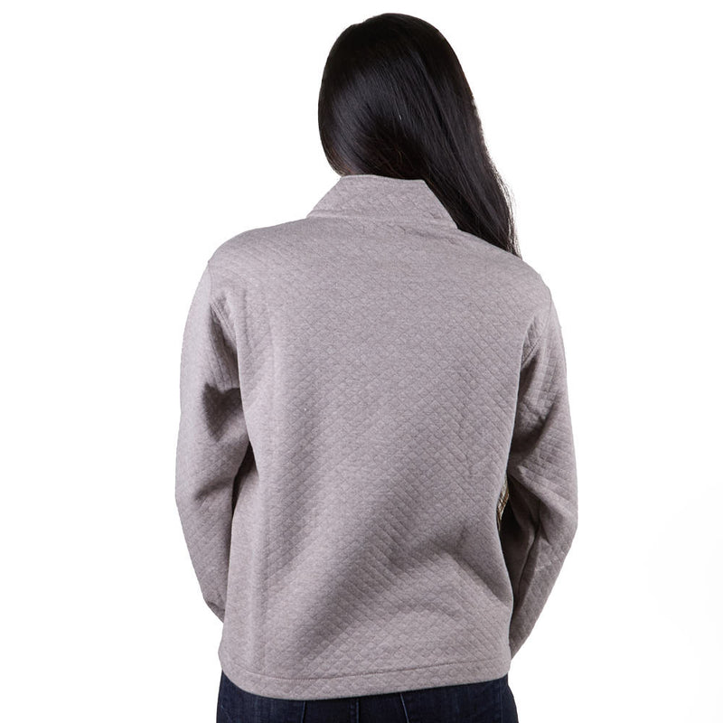 Flag & Anthem NRS Women's Taupe Bradner 1/4 Quilted Zip