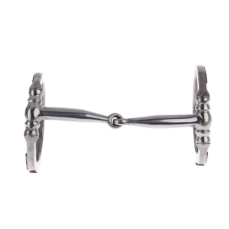 NRS Silver Floral Smooth Snaffle Bit
