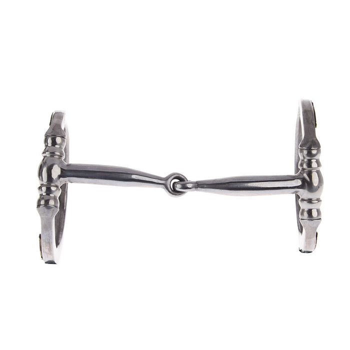 NRS Silver Floral Smooth Snaffle Bit