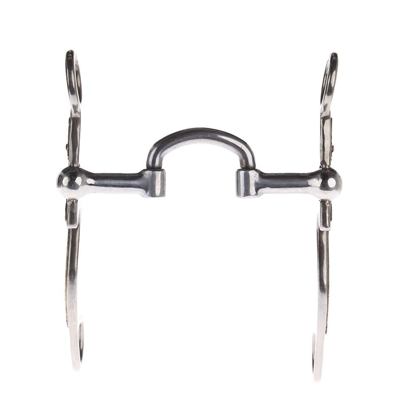 NRS Silver Floral Wide Low Port Shank Bit