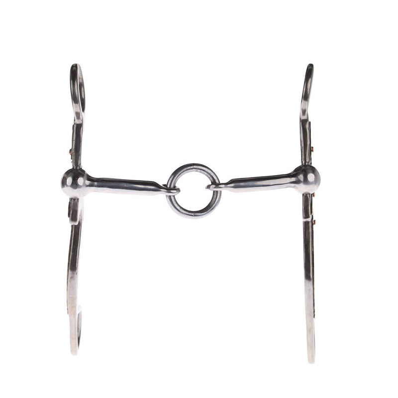 NRS Silver Floral Smooth Lifesaver Shank Bit