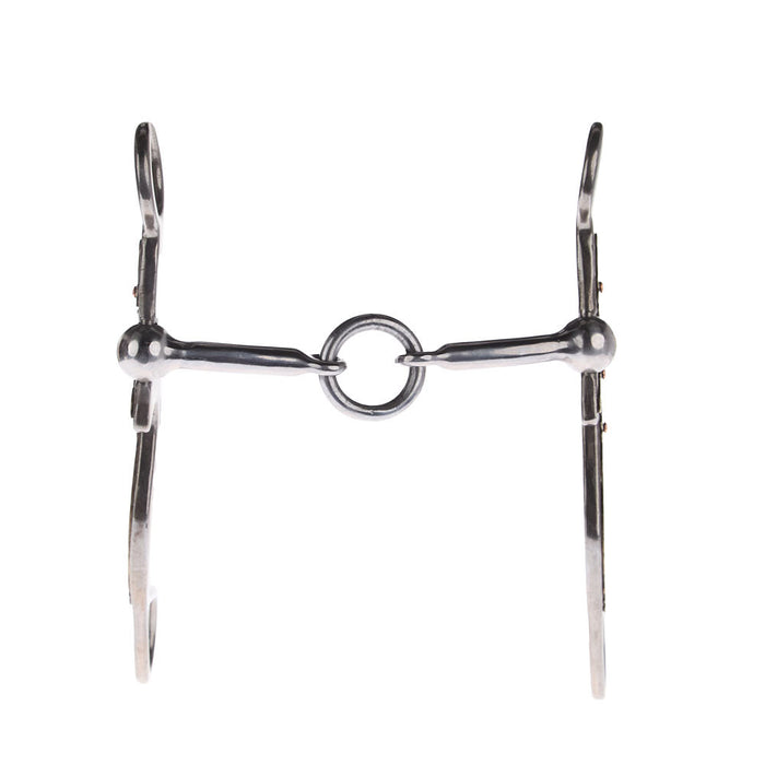 NRS Silver Floral Smooth Lifesaver Shank Bit