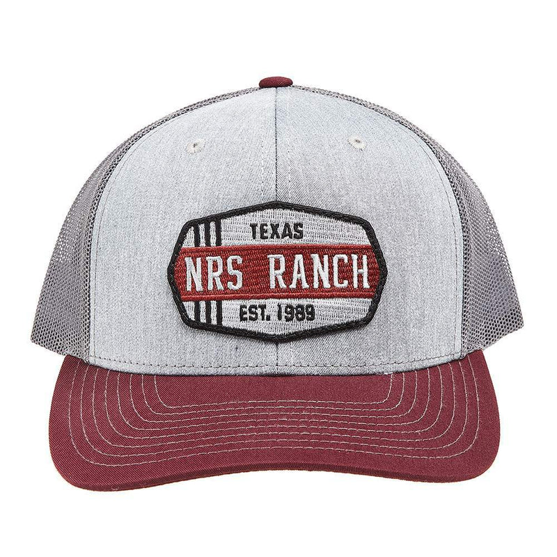 NRS Ranch Grey and Maroon Cap