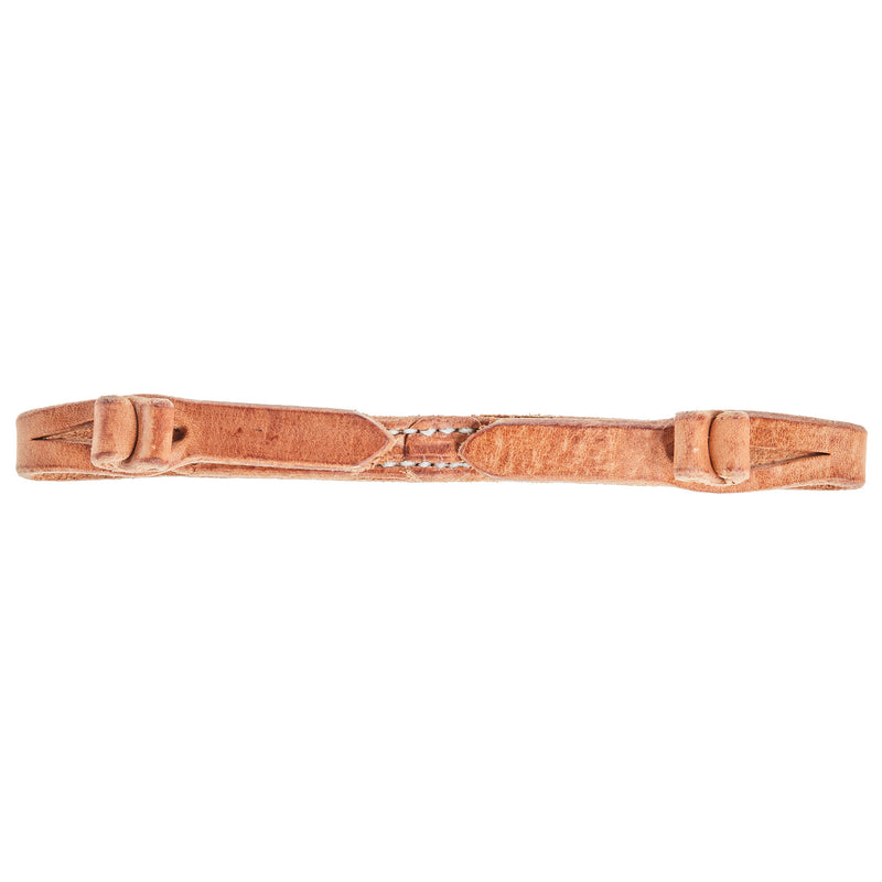 NRS Rolled Knot Hermann Oak Leather Large Curb Strap