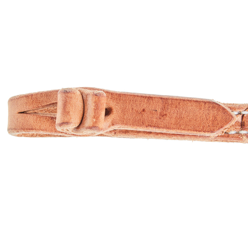 NRS Rolled Knot Hermann Oak Leather Large Curb Strap
